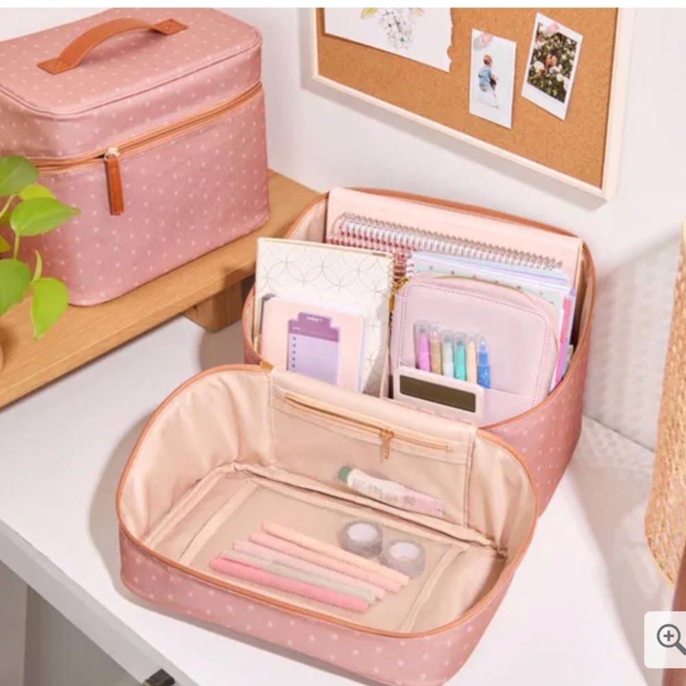 Erin Condren Terracotta Asterisk Large Organizer Case